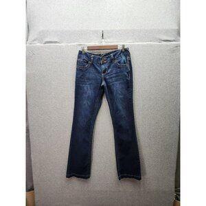 Maurices Womens Distressed Blue Denim Jeans Size 7/8 Regular